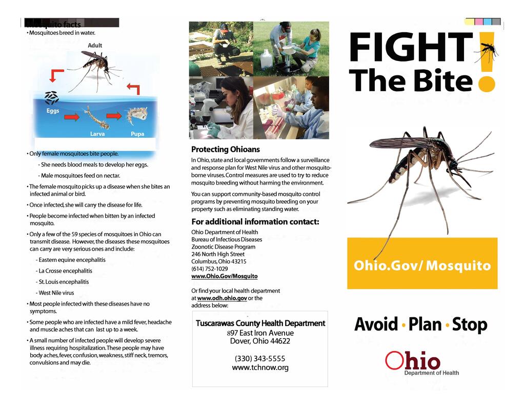Mosquito Control - TUSCARAWAS COUNTY HEALTH DEPARTMENT